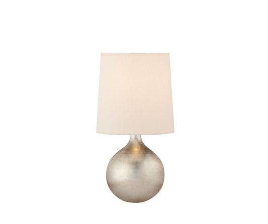 Mini Warren Table Lamp - Burnished Silver Leaf Finish