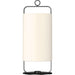 Minimalism Table Lamp - Matte Black/Cream White Finish