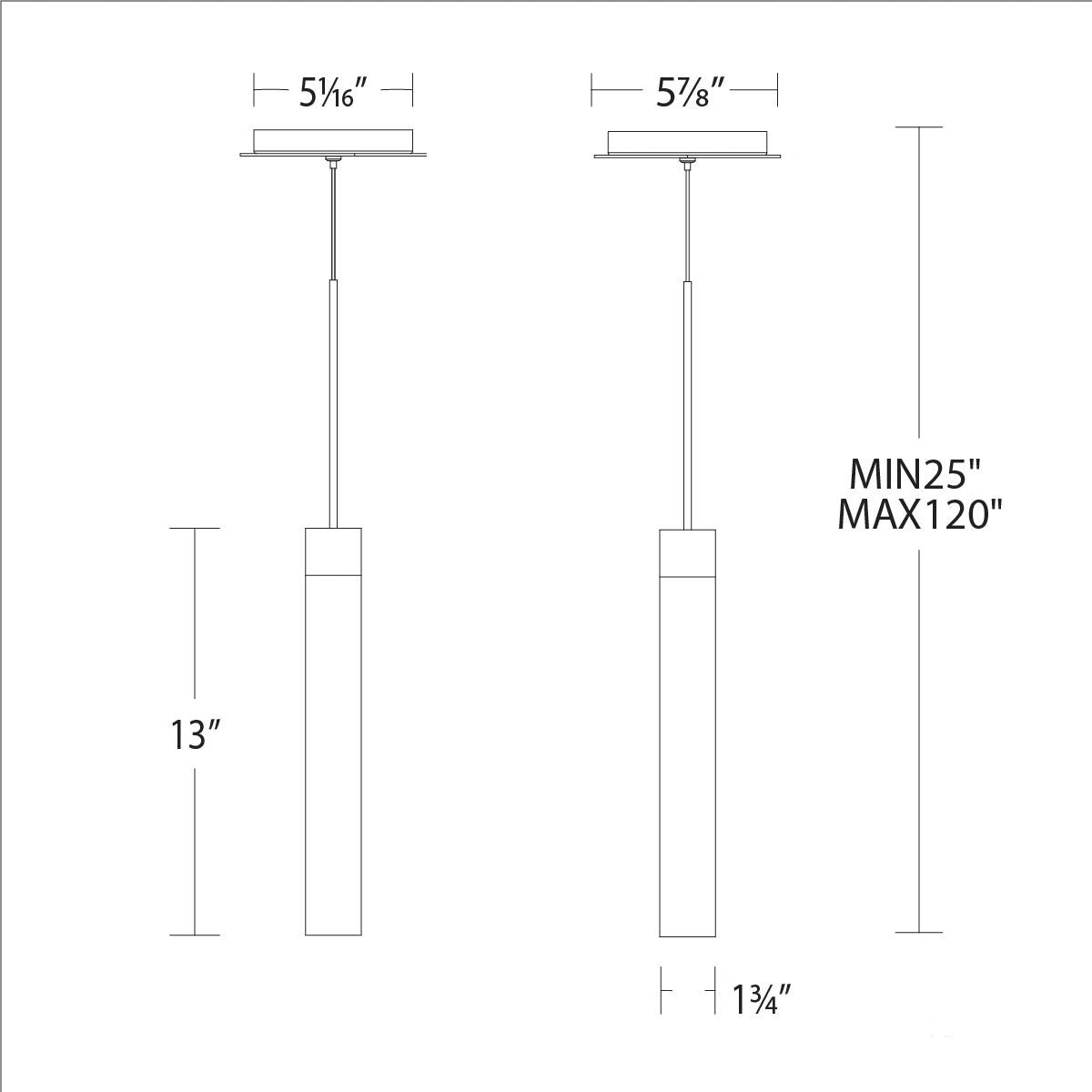 Minx Pendant - Diagram