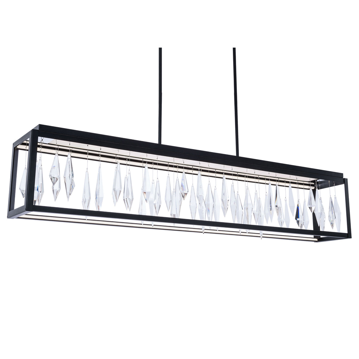 Mirage LED Linear Suspension - Black Finish