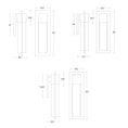 Load image into Gallery viewer, Mist LED Outdoor Wall Sconce - Diagram
