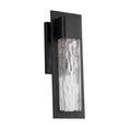 Load image into Gallery viewer, Mist Small LED Outdoor Wall Sconce - Black Finish
