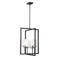 Load image into Gallery viewer, Mitte Medium Hall / Foyer Lantern - Midnight Black Finish
