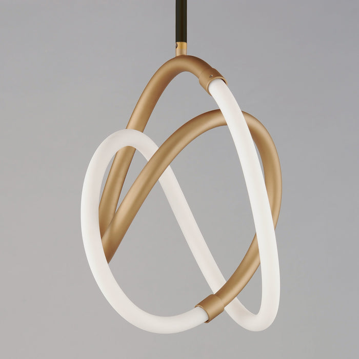 Mobius LED Mini Pendant - Gold Finish