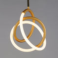 Load image into Gallery viewer, Mobius LED Mini Pendant - Gold Finish
