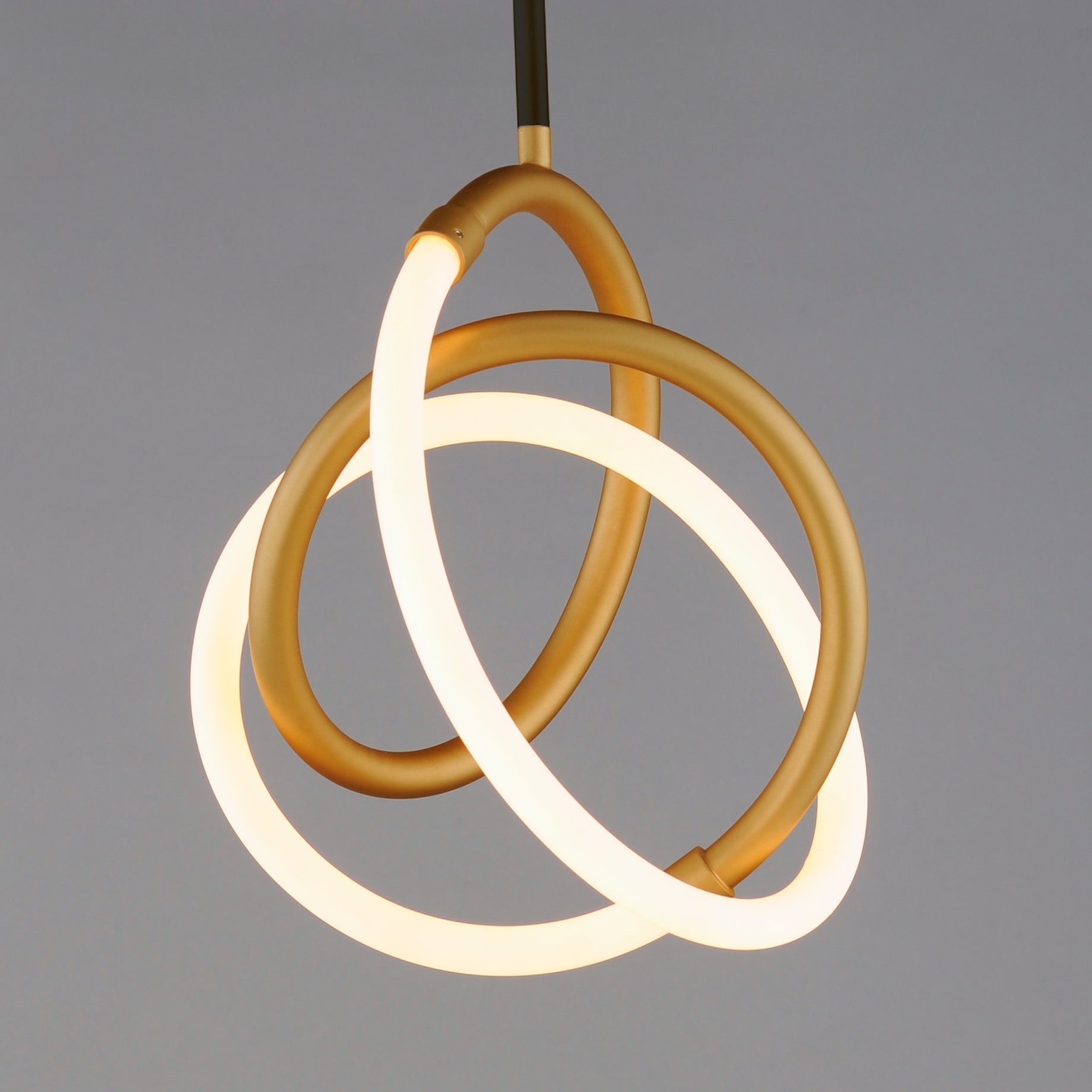 Mobius LED Mini Pendant - Gold Finish