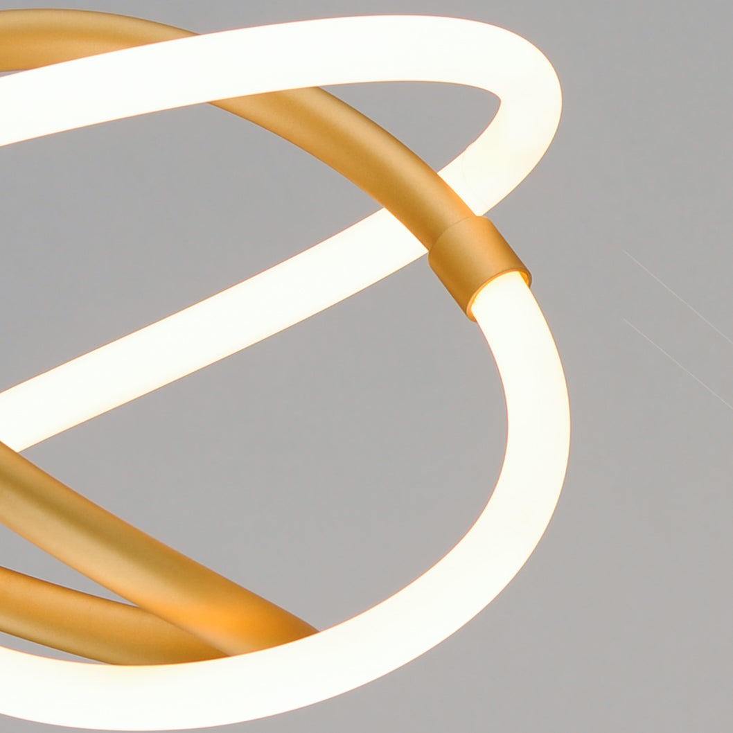 Mobius LED Mini Pendant - Gold Finish