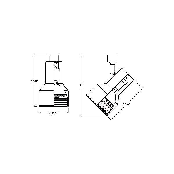 Model 703 Line Voltage Track Lighting - Diagram