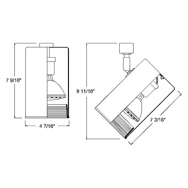 Model 704 Line Voltage Track Lighting - Diagram
