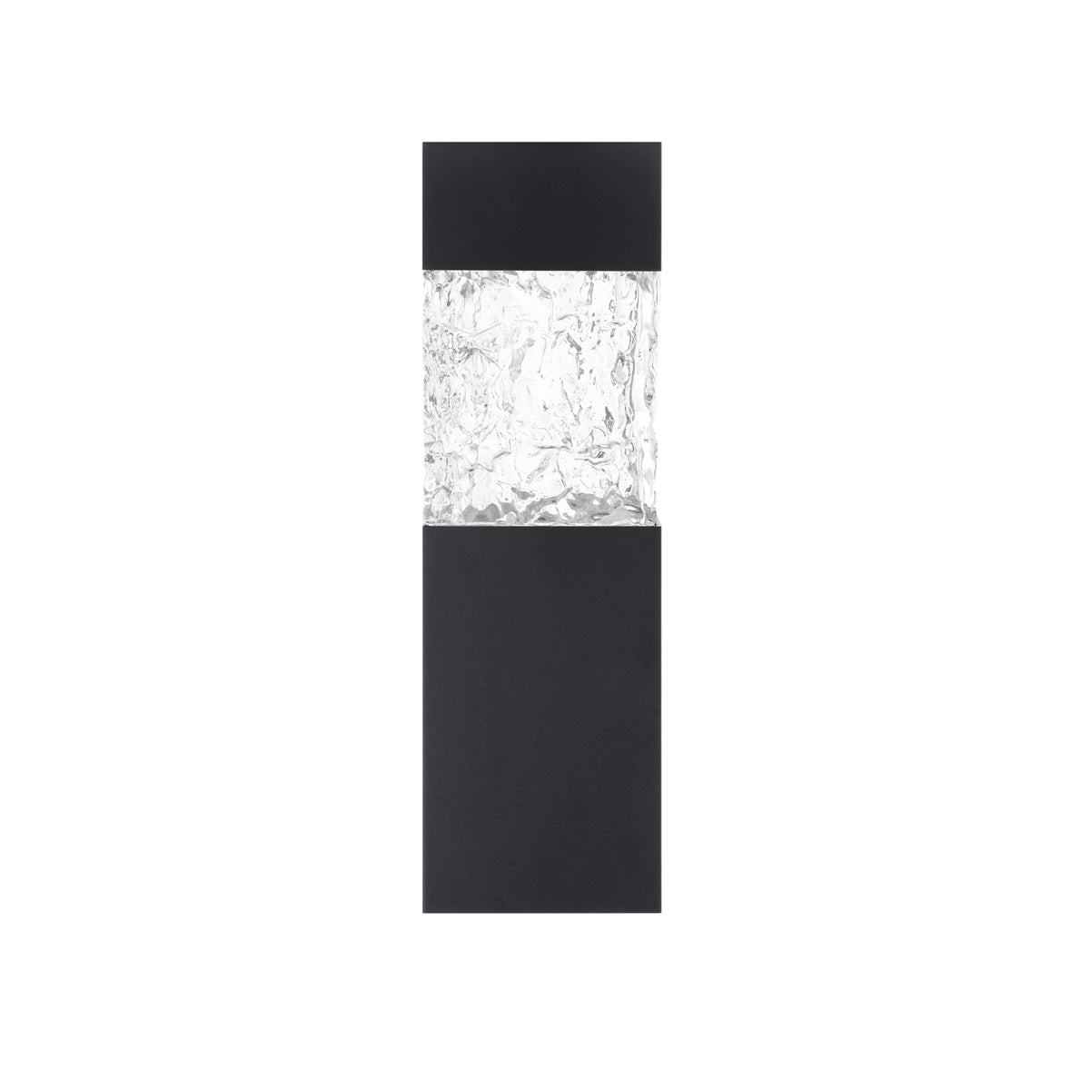 Monarch Medium LED Outdoor Wall Sconce - Black Finish