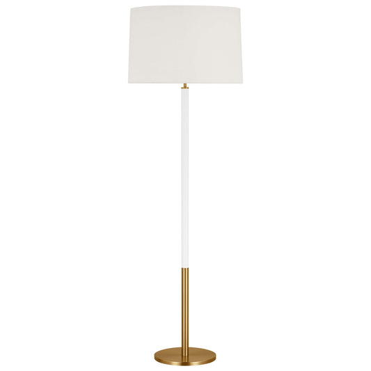 Monroe Floor Lamp - Burnished Brass