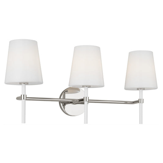 Monroe Vanity Light - Polished Nickel