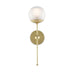 Montview Wall Sconce - Brushed Brass Finish