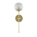 Montview Wall Sconce - Brushed Brass Finish