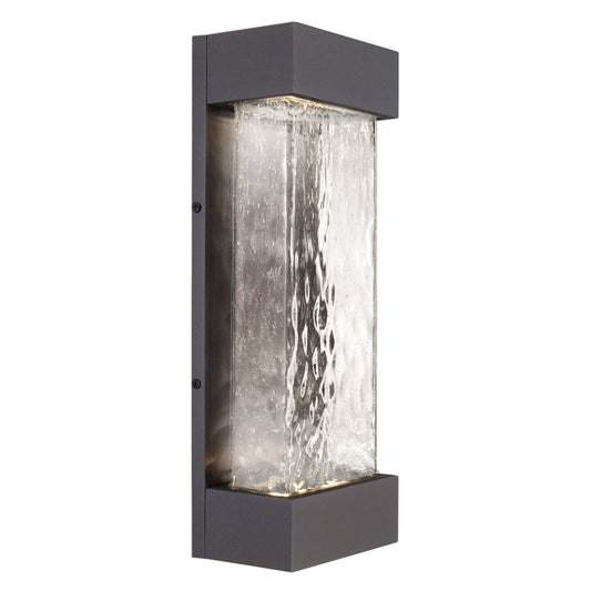 Moondew Medium LED Outdoor Wall Sconce - Graphite Finish