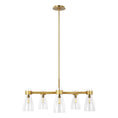 Load image into Gallery viewer, Moritz 5-Light Chandelier - Burnished Brass Finish
