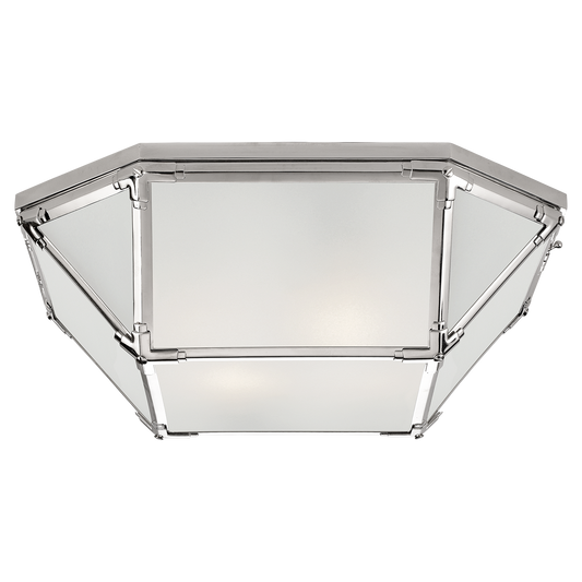 Morris Large Flush Mount - Polished Nickel