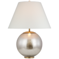 Load image into Gallery viewer, Morton Large Table Lamp Burnished Silver Leaf Finish
