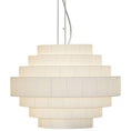 Load image into Gallery viewer, Mos 03 Pendant Light - Creme Ribbon Shade
