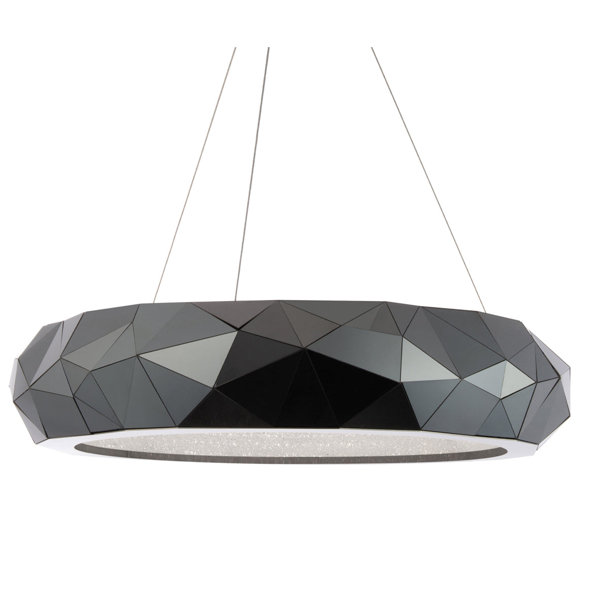 Mosaic LED Pendant Light - Black Stainless Steel Finish