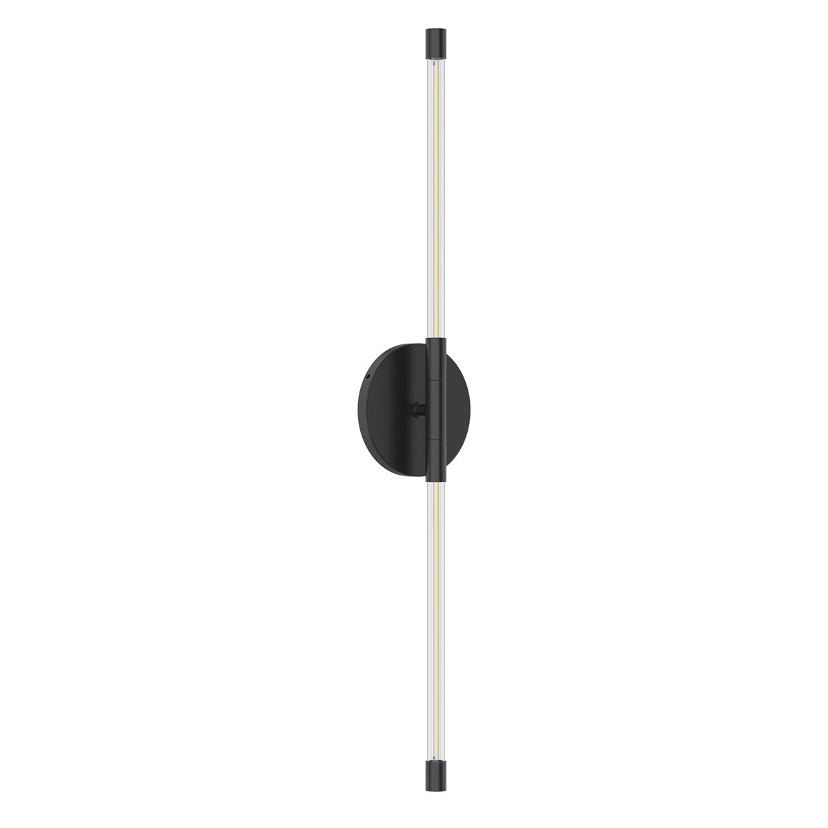 Motif Double LED Wall Sconce - Black Finish