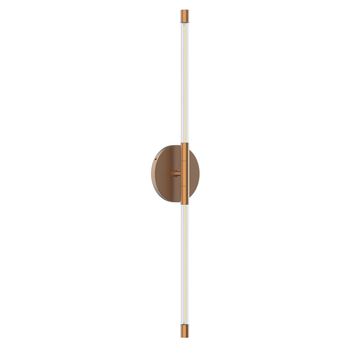 Motif Double LED Wall Sconce - Brushed Gold Finish