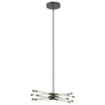 Load image into Gallery viewer, Motif LED Linear Suspension - Black Finish
