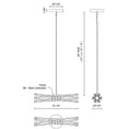 Load image into Gallery viewer, Motif LED Linear Suspension - Diagram
