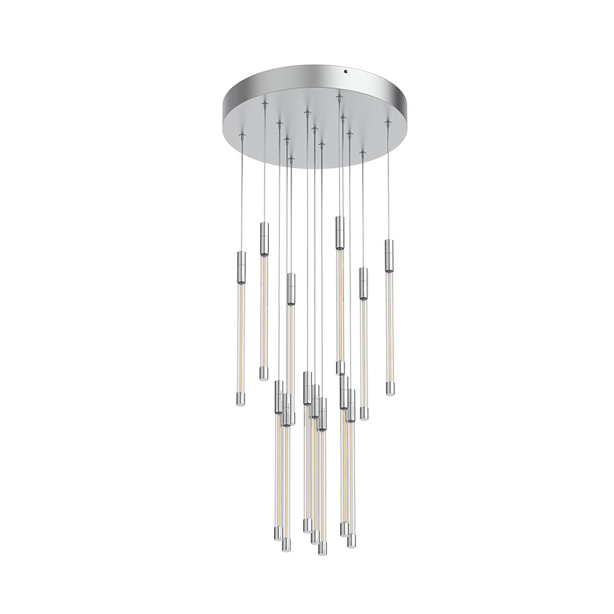 Motif Small LED Multi Light Pendant - Chrome Finish