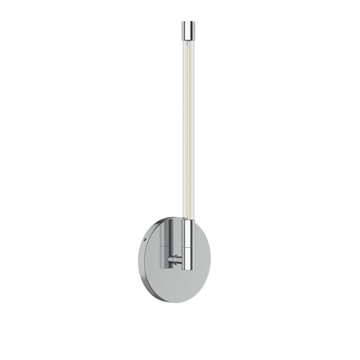 Motif Small LED Wall Sconce - Chrome Finish