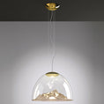 Load image into Gallery viewer, Mountain View Pendant Light - Amber/Gold Finish
