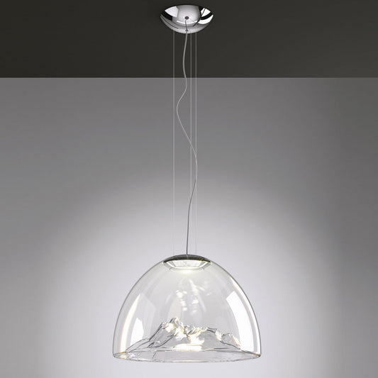 Mountain View Pendant Light - Crystal/Chrome Finish