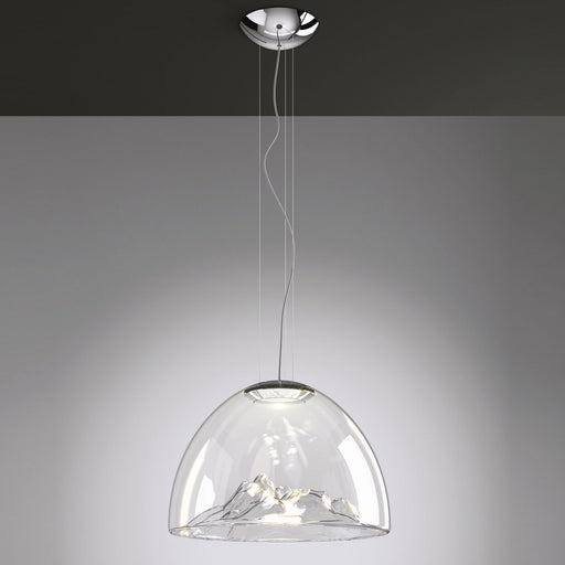 Mountain View Pendant Light - Crystal/Chrome Finish