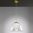 Load image into Gallery viewer, Mountain View Pendant Light - Crystal/Gold Finish
