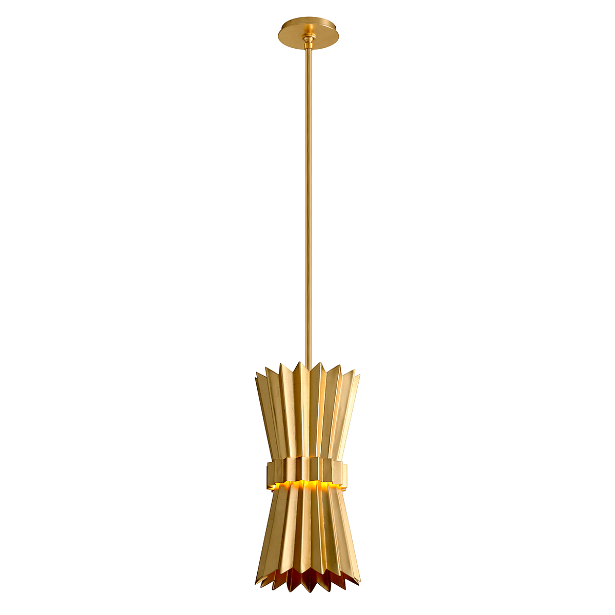 Moxy Mini Pendant - Gold Leaf Finish