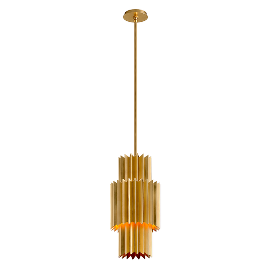 Moxy Pendant - Gold Leaf Finish