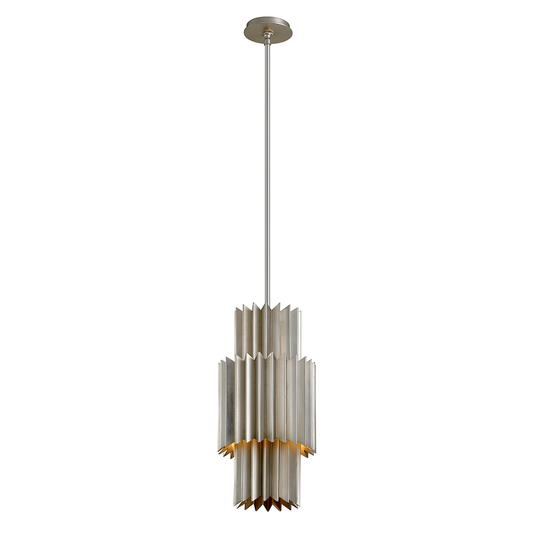 Moxy Pendant - Silver Leaf Finish