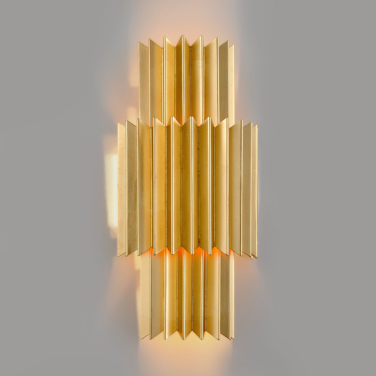 Moxy 20" Wall Sconce - Gold Leaf Display