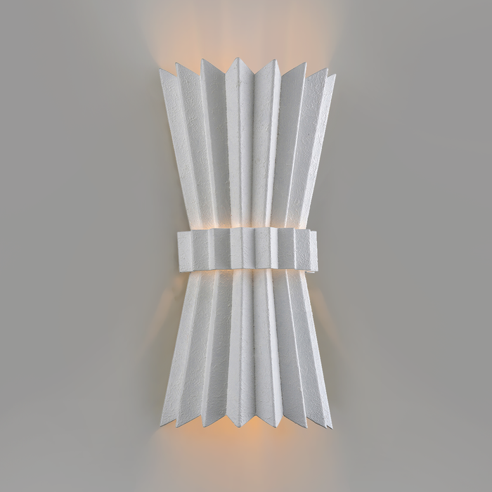 Moxy 16" Wall Sconce - Gesso White Display