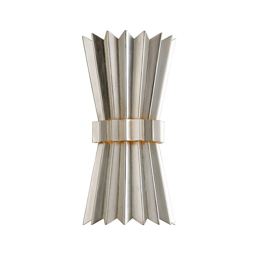 Moxy 16" Wall Sconce - Silver Leaf Finish