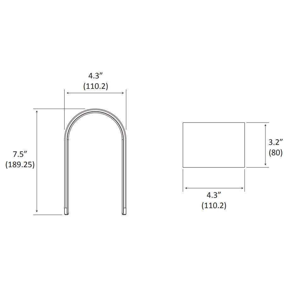 Mr. N LED Table Lamp - Diagram