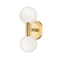 Load image into Gallery viewer, Murray Hill 2-Light Wall Sconce - Aged BrassFinish
