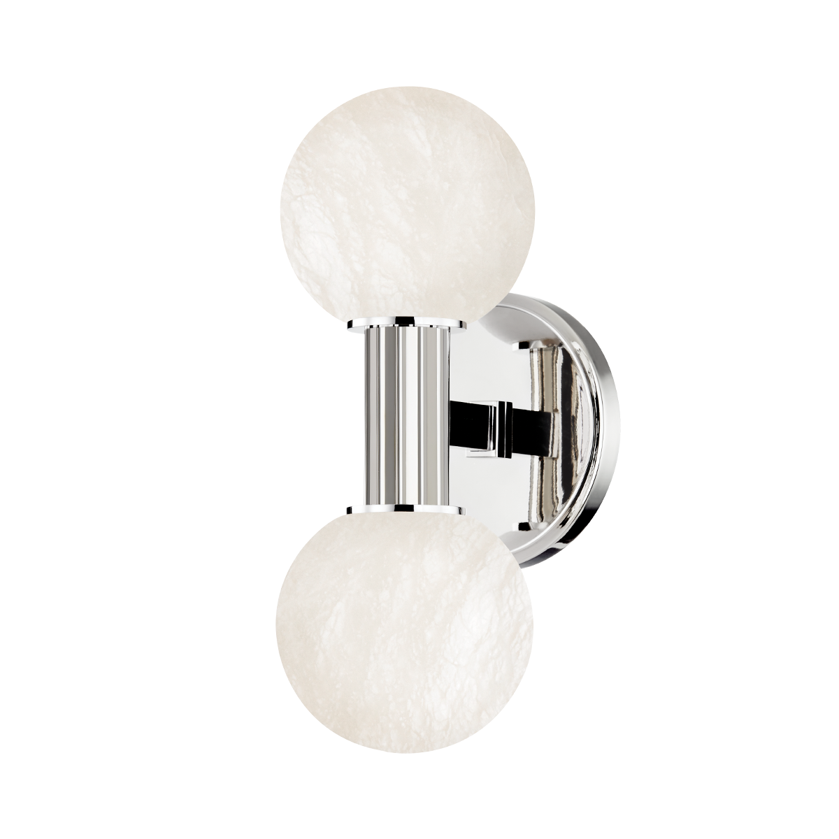 Murray Hill 2-Light Wall Sconce - Polished Nickel Finish