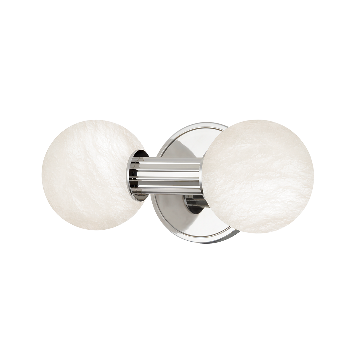 Murray Hill 2-Light Wall Sconce - Polished Nickel Finish