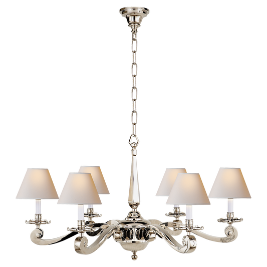 Myrna Chandelier - Polished Nickel