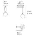 Load image into Gallery viewer, NH Wall Sconce - Diagram
