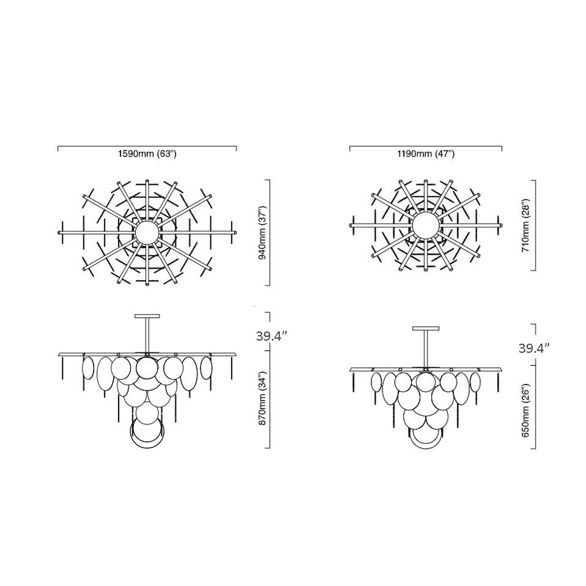 Nimbus Pendant - Diagram