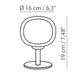 Load image into Gallery viewer, Nabila Side Table Lamp - Diagram
