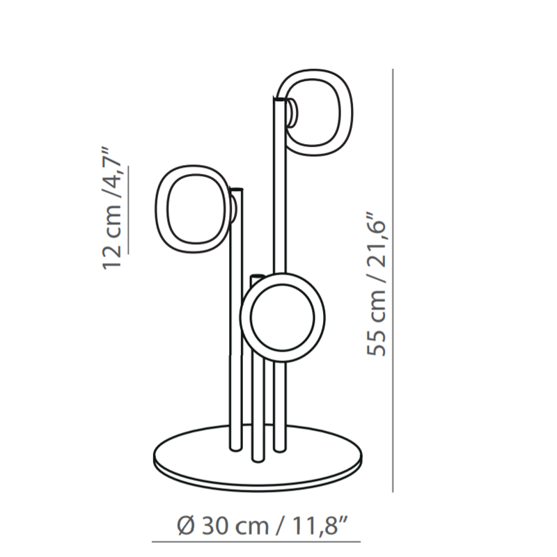 Nabila Table Lamp - Diagram