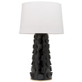 Load image into Gallery viewer, Naomi Table Lamp - Black/Gold Leaf Finish
